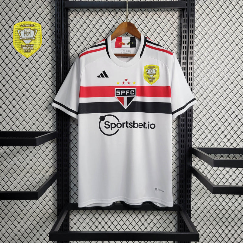 Camisa São Paulo Home 2023/24 + PERSONALIZAÇÃO GRÁTIS