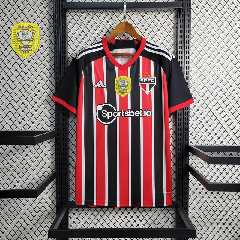 Camisa São Paulo Away 2023/24 + PERSONALIZAÇÃO GRÁTIS