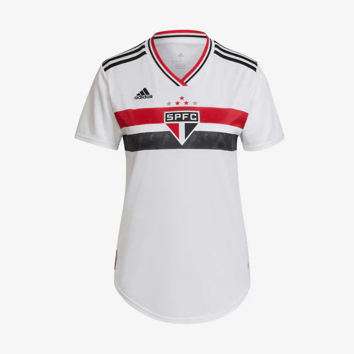 Camisa Feminina São Paulo I 2022 + PERSONALIZAÇÃO GRÁTIS