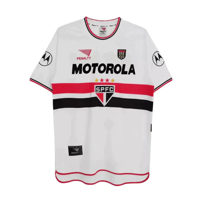 Camisa Retrô São Paulo Motorola 2000 Home