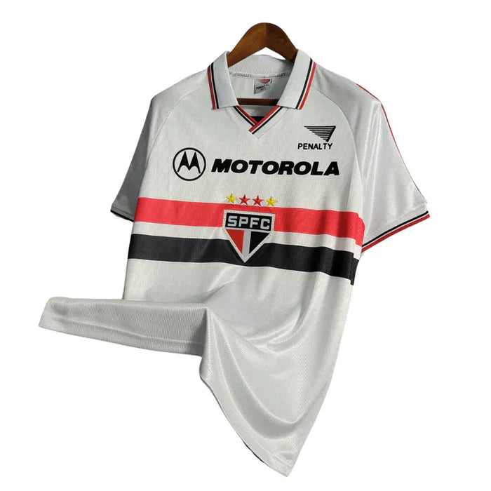 Camisa Retrô São Paulo Motorola 1999 Home