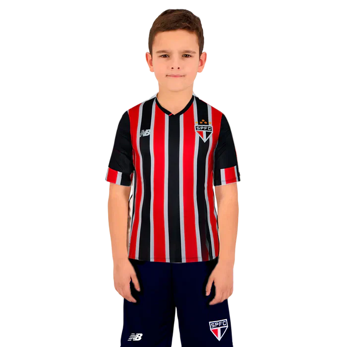 Conjunto Infantil São Paulo II 2024/25 + PERSONALIZAÇÃO GRÁTIS