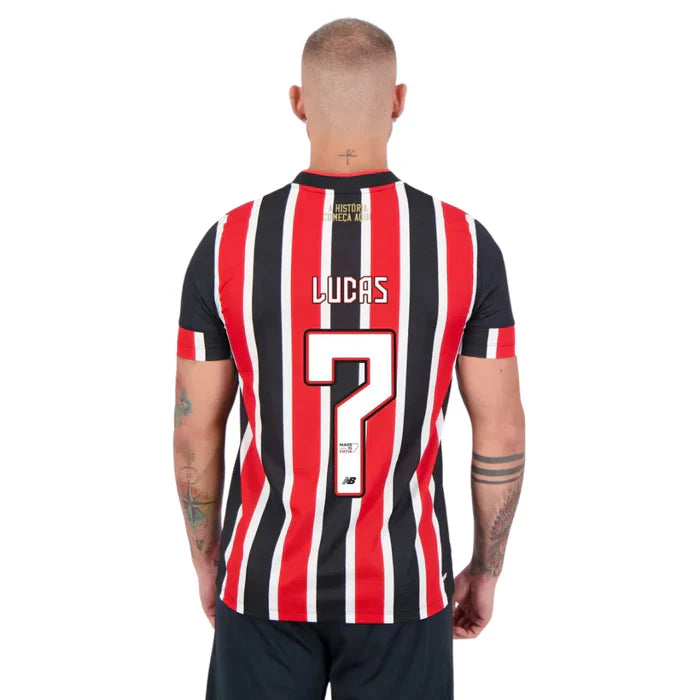 Camisa São Paulo Away 2024/25 - Lucas N° 7