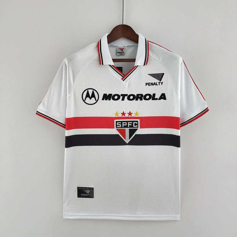 Camisa Retrô São Paulo Motorola 1999 Home