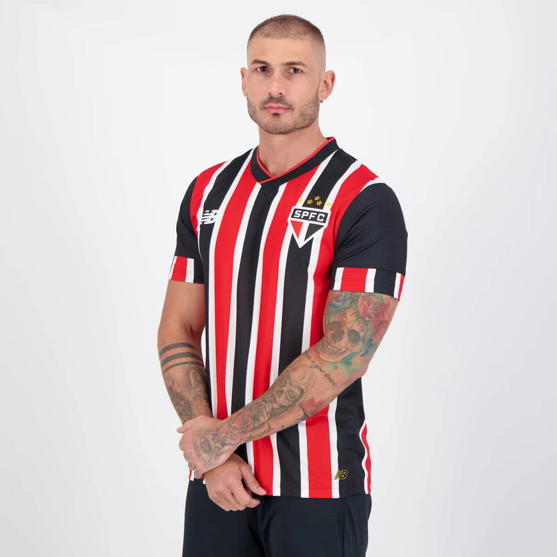 Camisa São Paulo Away 2024/25 + PERSONALIZAÇÃO GRÁTIS