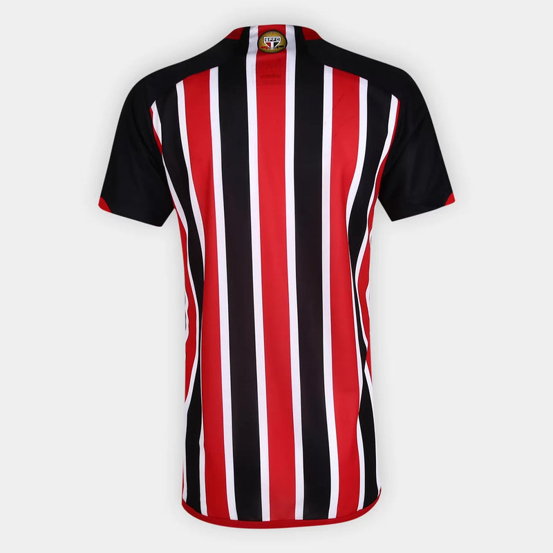 camisa 2 feminina do são paulo vermelha 2023 2024