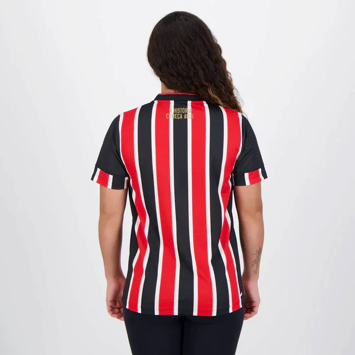 camisa feminina listrada são paulo new balance