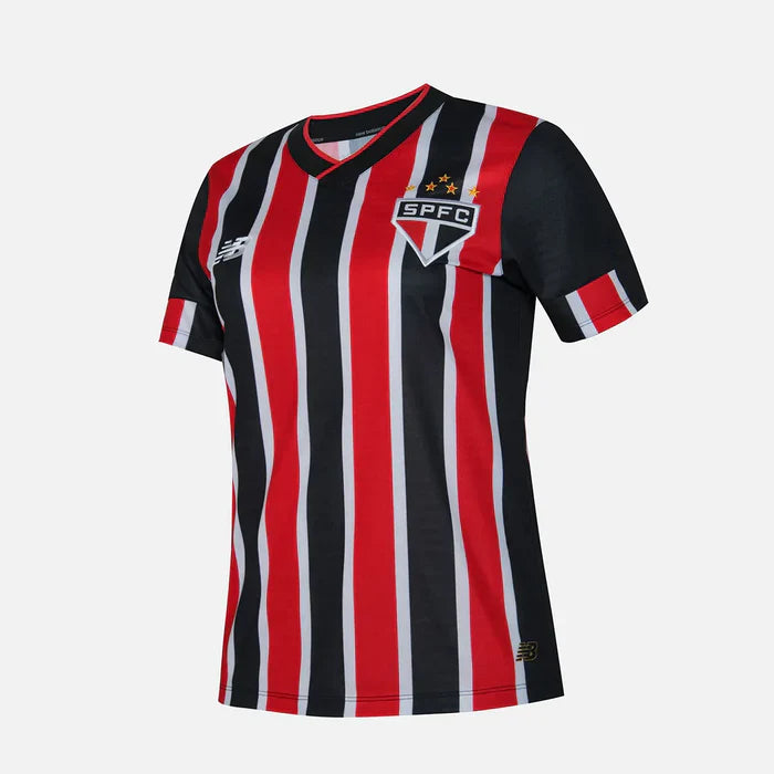 camisa feminina listrada são paulo new balance