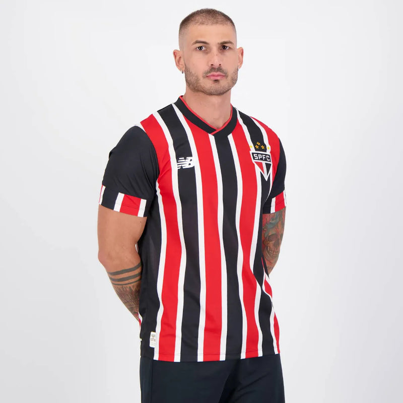 Camisa São Paulo Away 2024/25 + PERSONALIZAÇÃO GRÁTIS