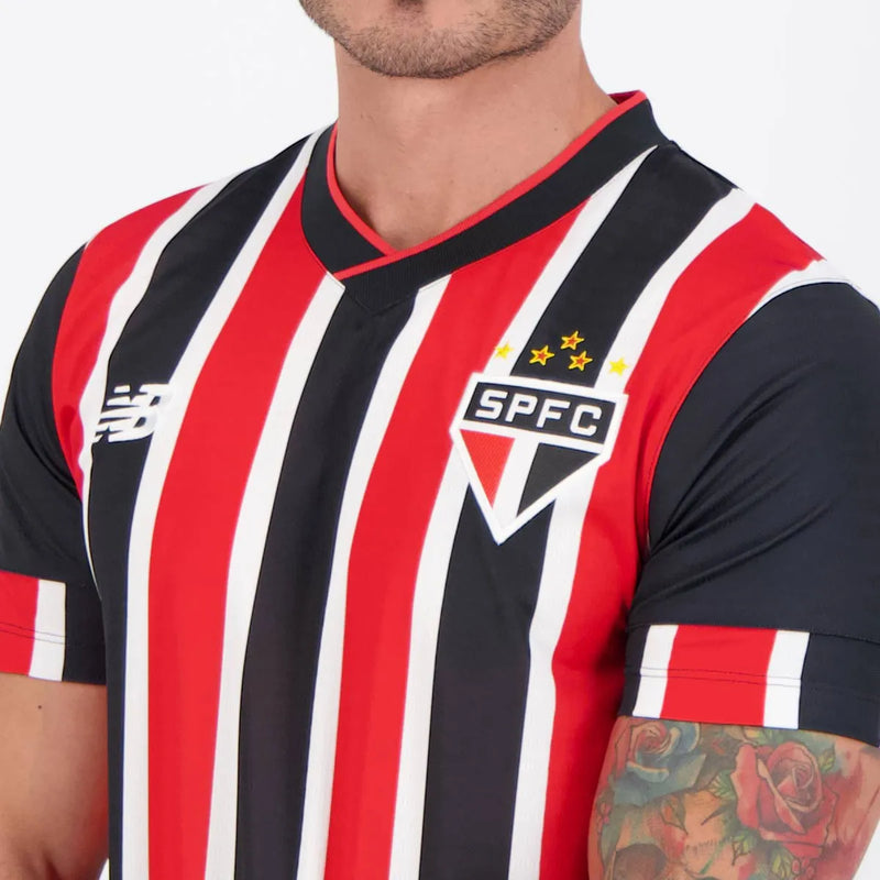 Camisa São Paulo Away 2024/25 + PERSONALIZAÇÃO GRÁTIS