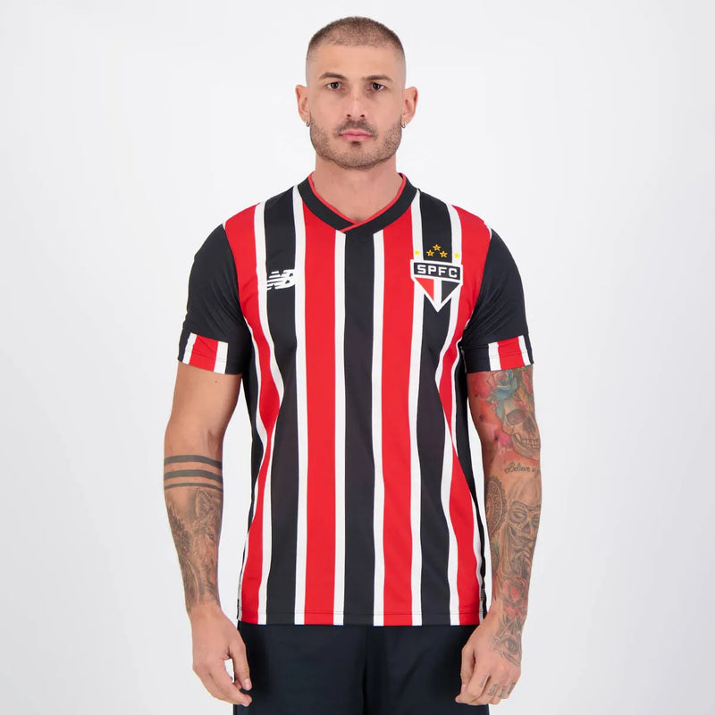 Camisa São Paulo Away 2024/25 + PERSONALIZAÇÃO GRÁTIS