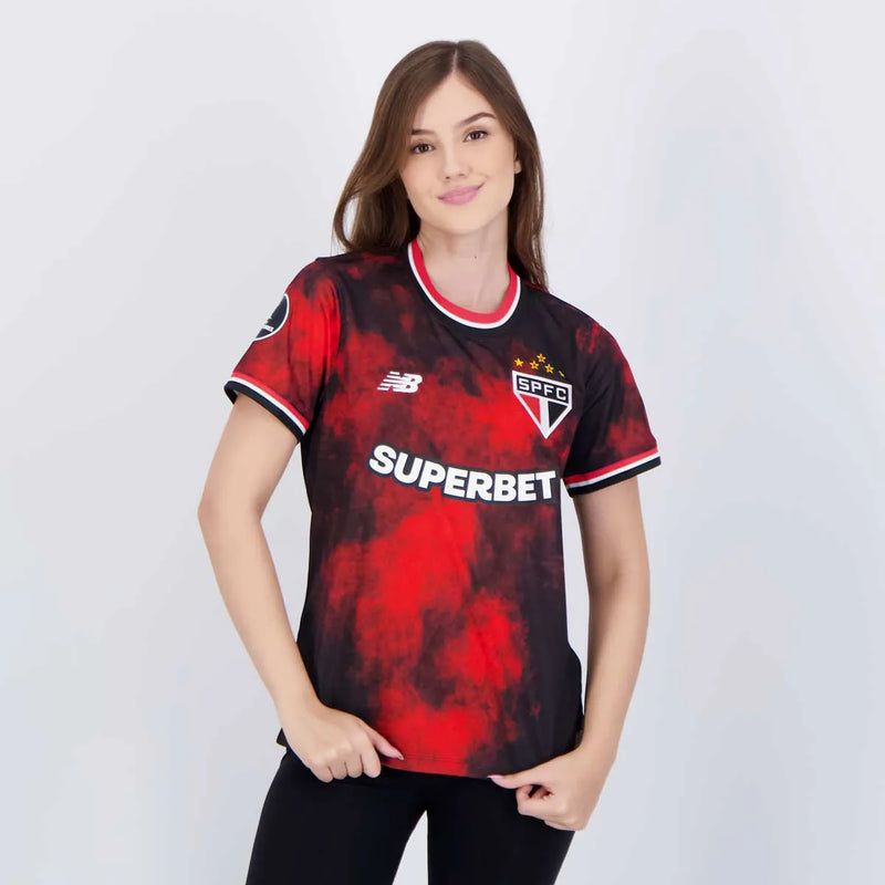 Camisa Feminina São Paulo III 2024/25 + PERSONALIZAÇÃO GRÁTIS