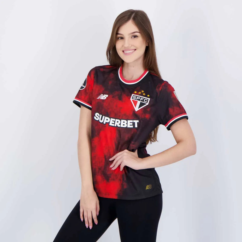 Camisa Feminina São Paulo III 2024/25 + PERSONALIZAÇÃO GRÁTIS