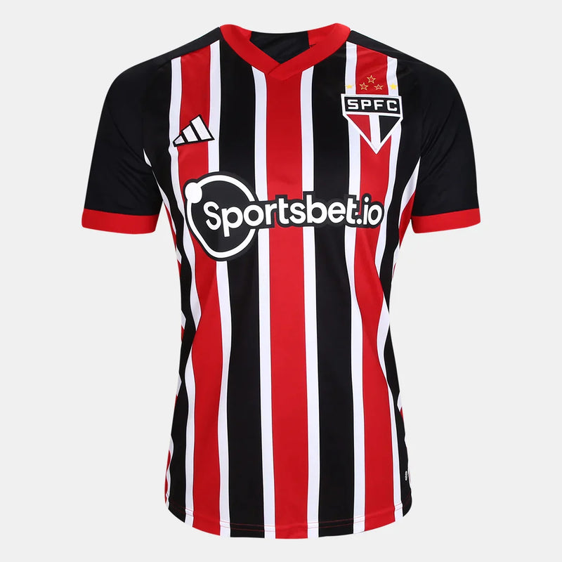 camisa do são paulo listrada tricolor II 2023