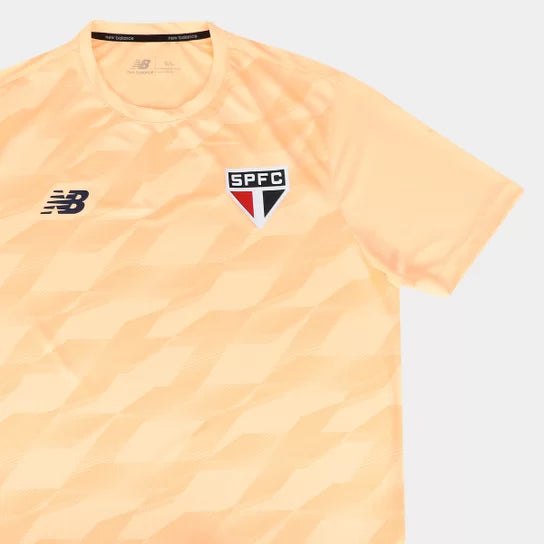 camisa laranja treino sao paulo new balance 2024