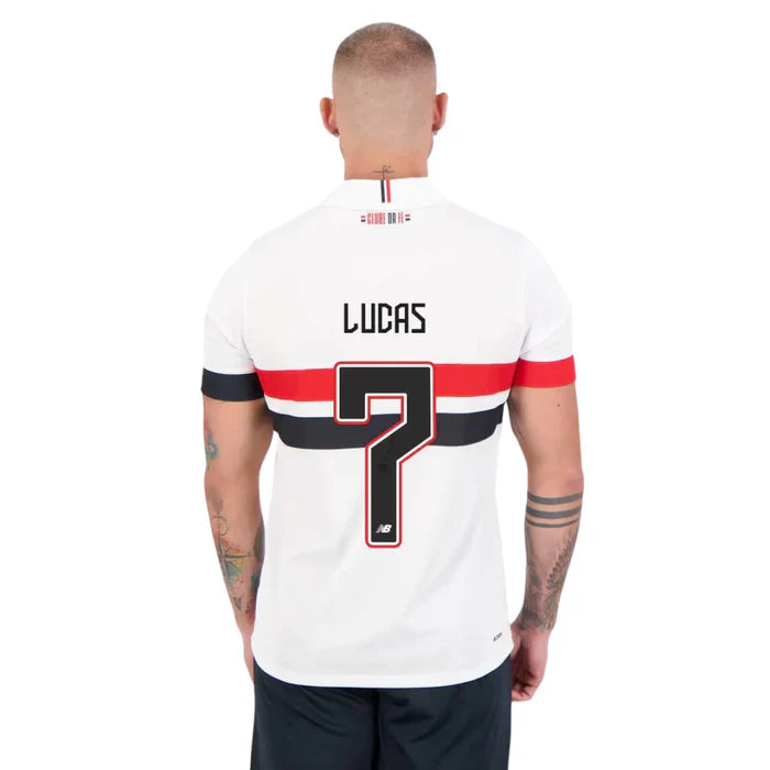 Camisa São Paulo Home 2024/25 - Lucas N° 7