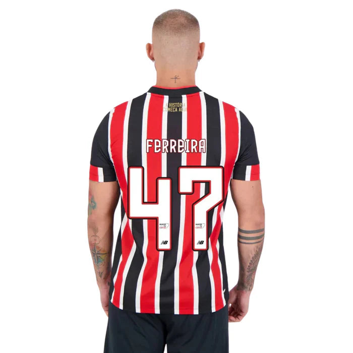 Camisa São Paulo Away 2024/25 - Ferreirinha N° 47